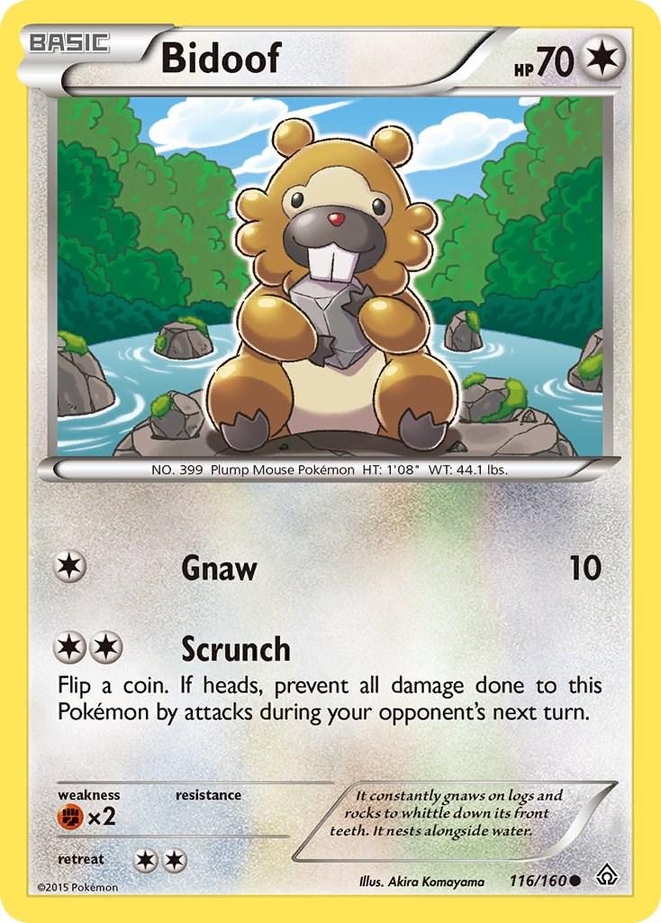 Bidoof #116 Pokemon Primal Clash