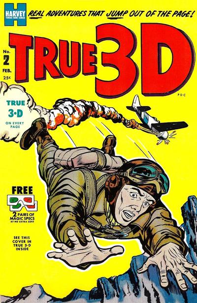 True 3-D #2 (1954) Comic Books True 3-D