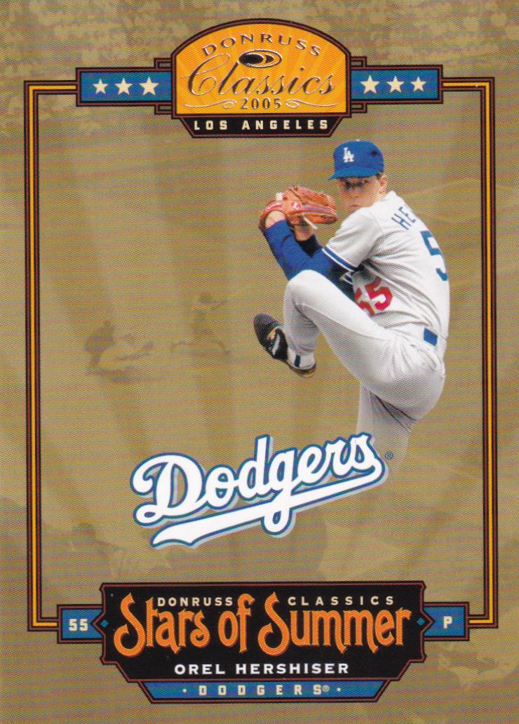 Orel Hershiser #BOS-20 2005 Donruss Classics Baseball Stars of Summer