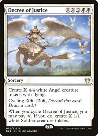 Decree of Justice Magic Commander 2020