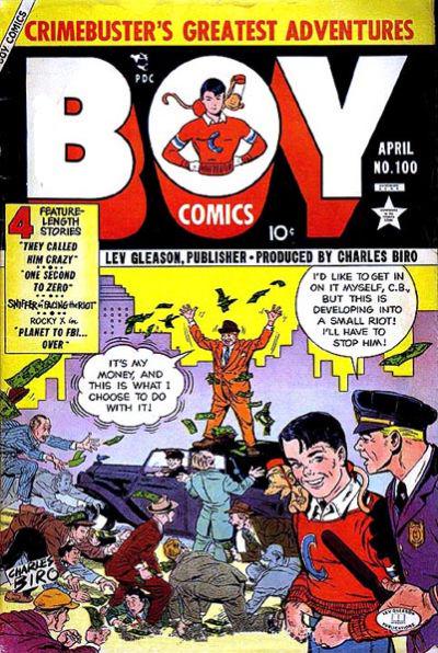 Boy Comics #100 (1954) Comic Books Boy Comics