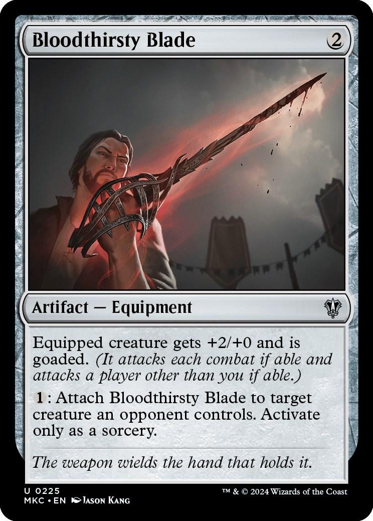 Bloodthirsty Blade #225 Magic Murders at Karlov Manor Commander