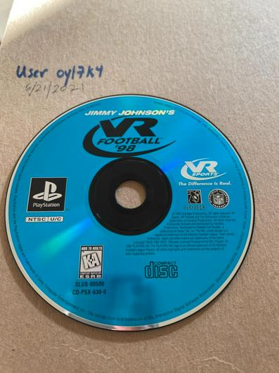 Jimmy Johnson's VR Football 98 photo