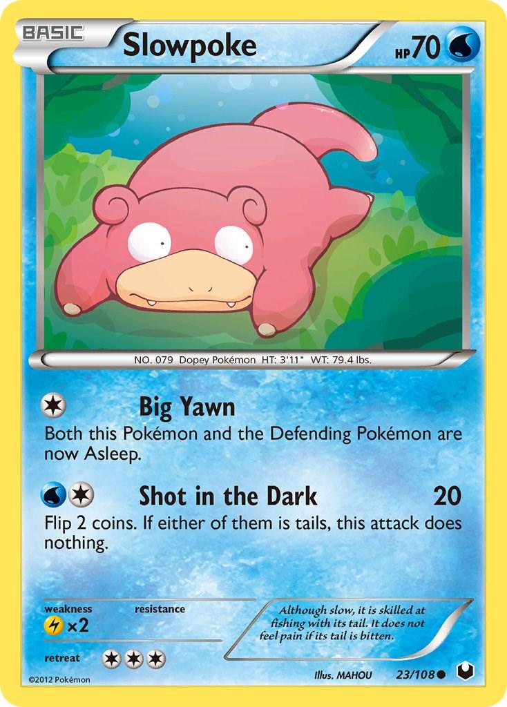 Slowpoke #23 Pokemon Dark Explorers