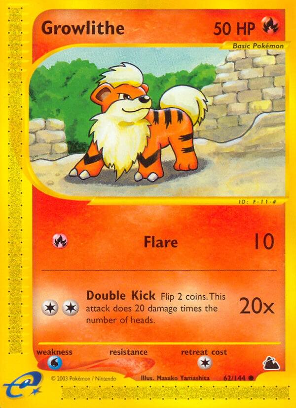 Growlithe #62 Pokemon Skyridge
