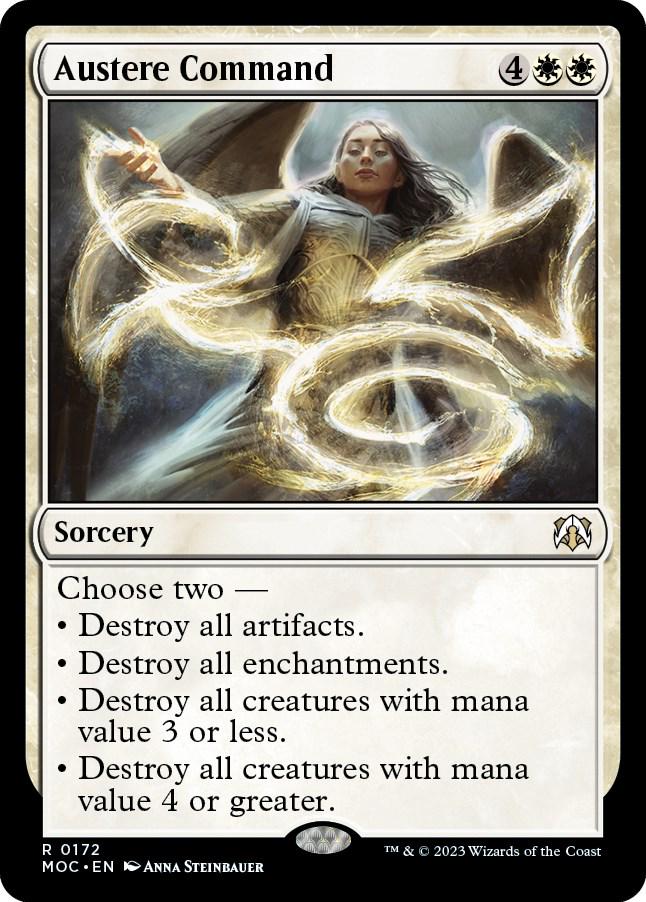 Austere Command #172 Magic March of the Machine Commander