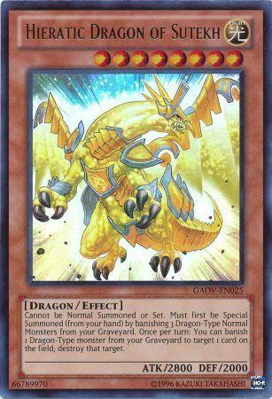 Hieratic Dragon of Sutekh GAOV-EN025 YuGiOh Galactic Overlord
