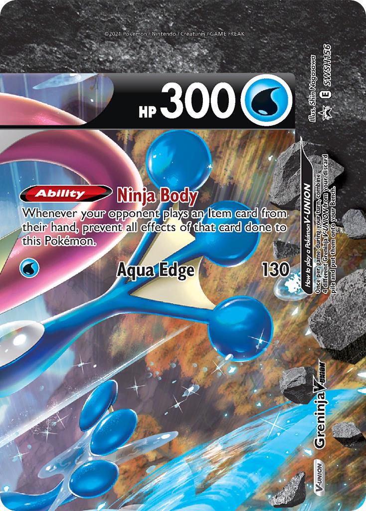 Greninja V-Union #SWSH156 Pokemon Promo