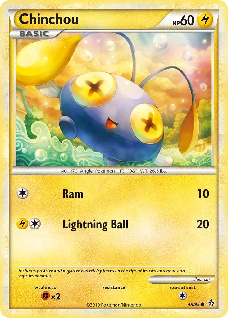 Chinchou #48 Pokemon Unleashed
