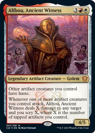 Alibou, Ancient Witness #7 Magic Commander 2021