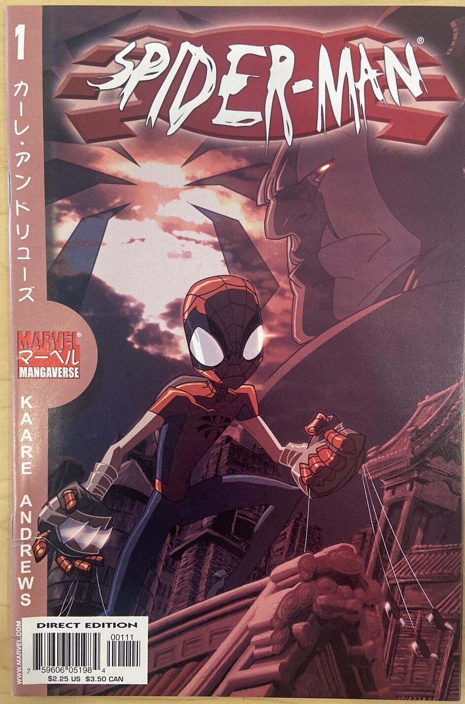 Marvel Mangaverse: Spider-Man #1 (2002) Comic Books Marvel Mangaverse: Spider-Man