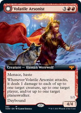 Volatile Arsonist #181 Magic Innistrad: Crimson Vow