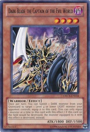 Dark Blade the Captain of the Evil World ORCS-EN034 YuGiOh Order of Chaos
