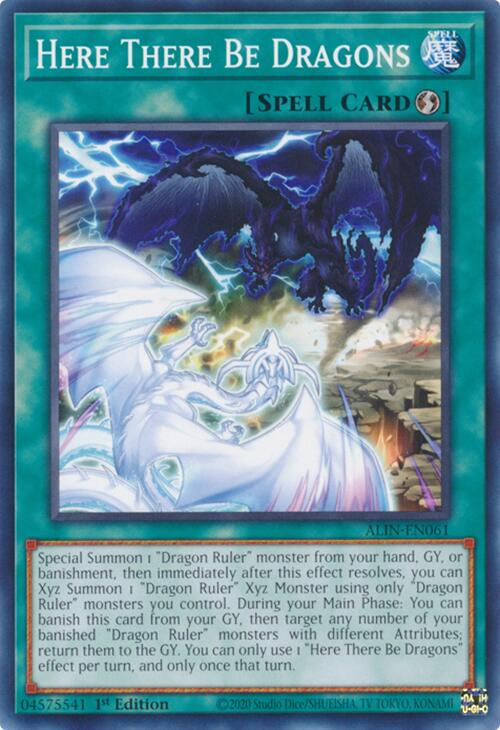 Here There Be Dragons ALIN-EN061 YuGiOh Alliance Insight