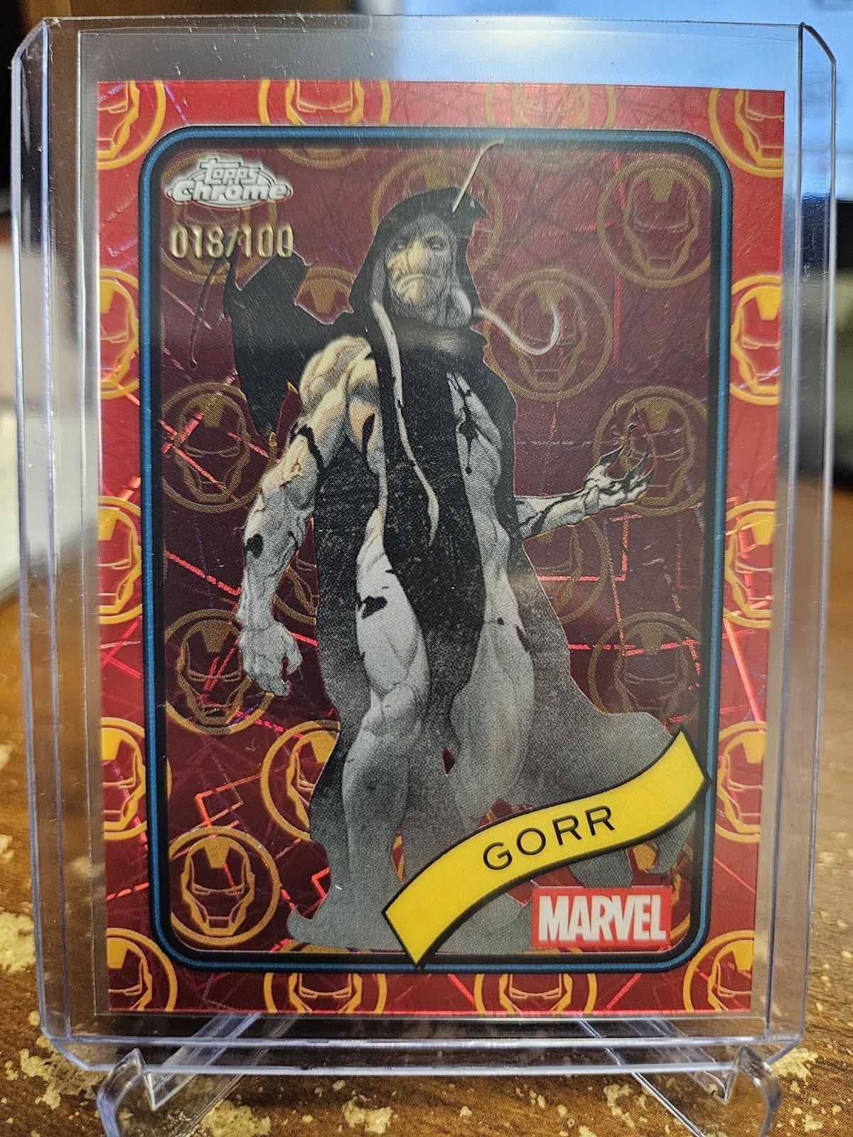 Gorr Iron Man Red & Gold Lazer Refractor
