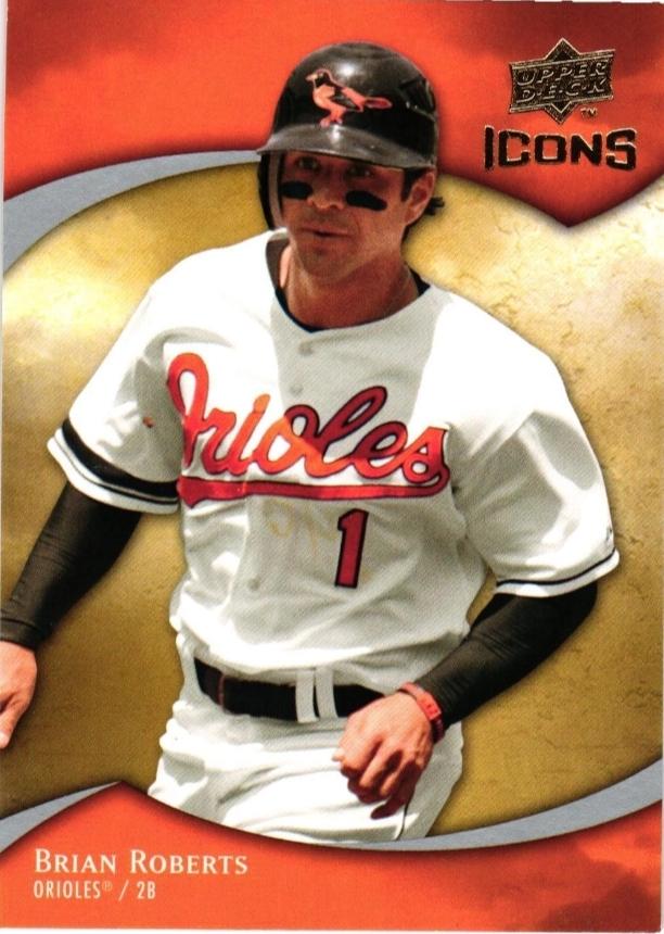 Brian Roberts #13 Baseball Cards 2009 Upper Deck Icons