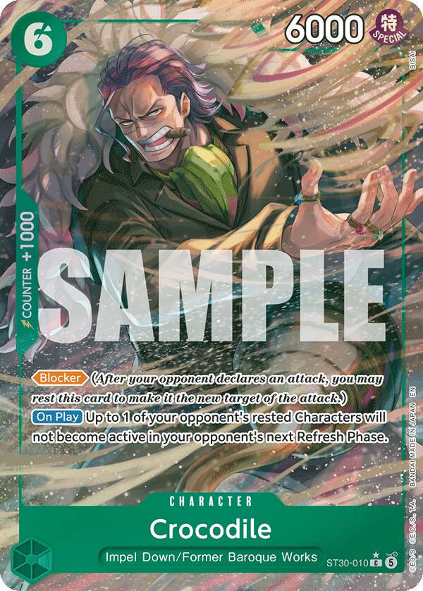 Crocodile [Full Art] ST30-010 Prices | One Piece Starter Deck Ex