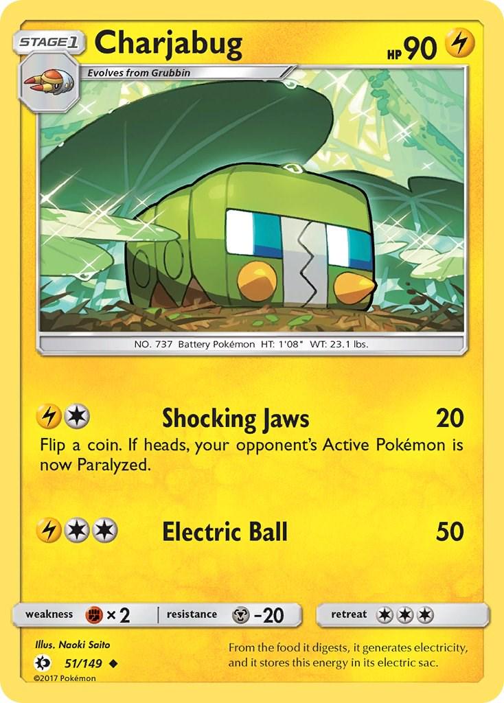 Charjabug #51 Pokemon Sun & Moon