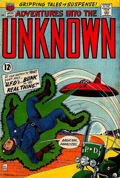 Adventures into the Unknown #174 (1967) Comic Books Adventures into the Unknown
