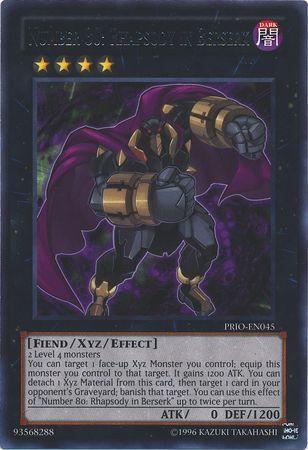Number 80: Rhapsody in Berserk PRIO-EN045 YuGiOh Primal Origin