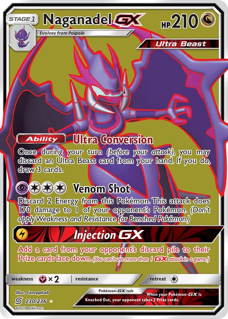 Naganadel GX #230 Pokemon Unified Minds