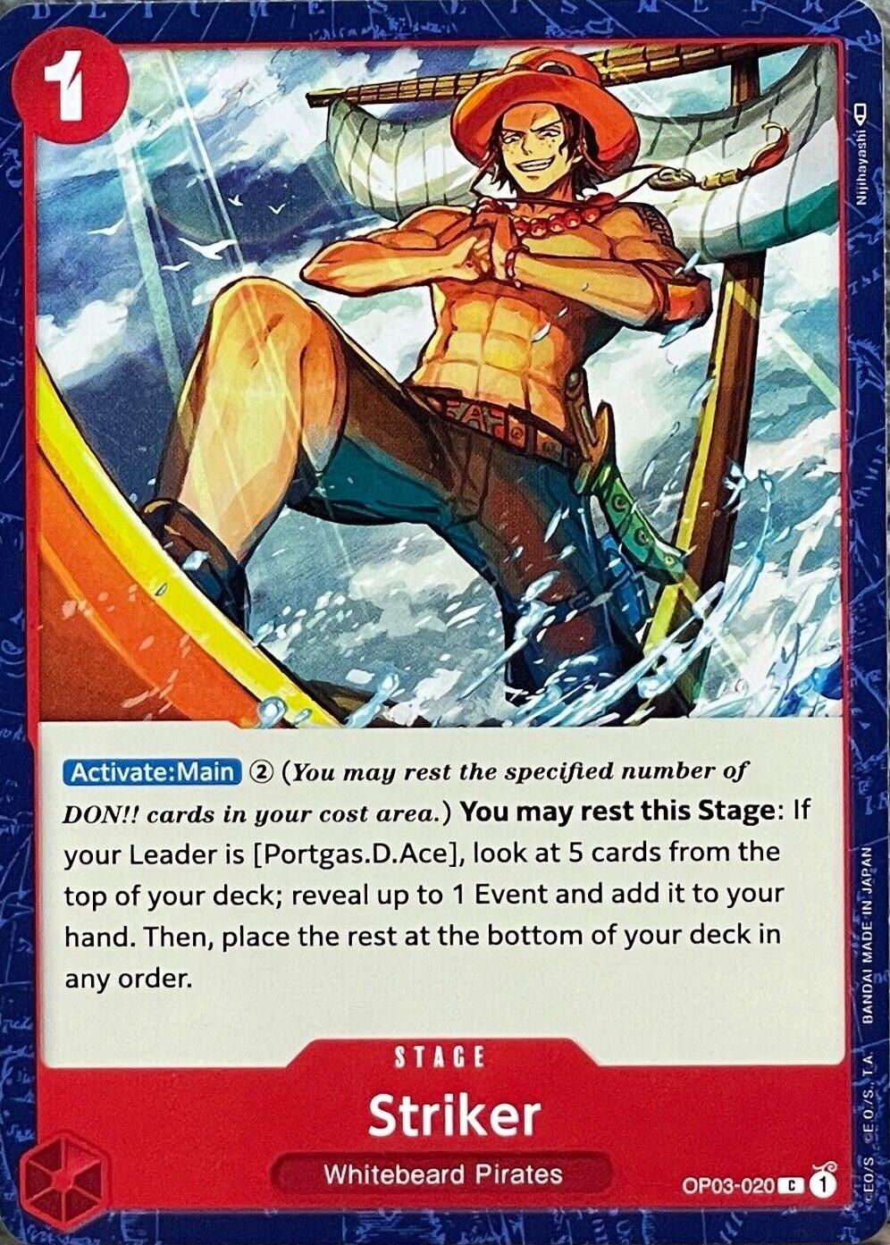 Striker OP03-020 One Piece Pillars of Strength