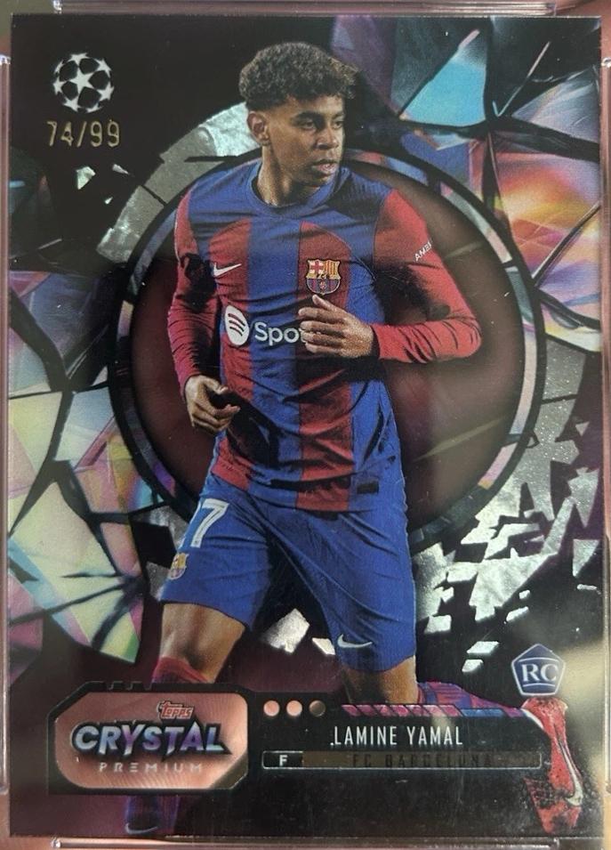 Lamine Yamal #27 2023 Topps Crystal UEFA Champions League