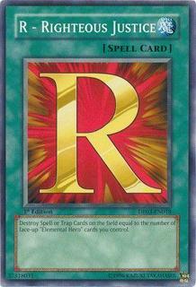 R - Righteous Justice DP03-EN018