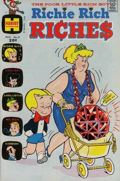 Richie Rich Riches #3 (1972) Comic Books Richie Rich Riches