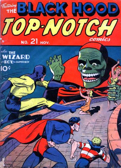 Top Notch Comics #21 (1941) Comic Books Top Notch Comics