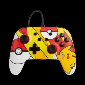 Pikachu Pop Art Wired Controler Nintendo Switch