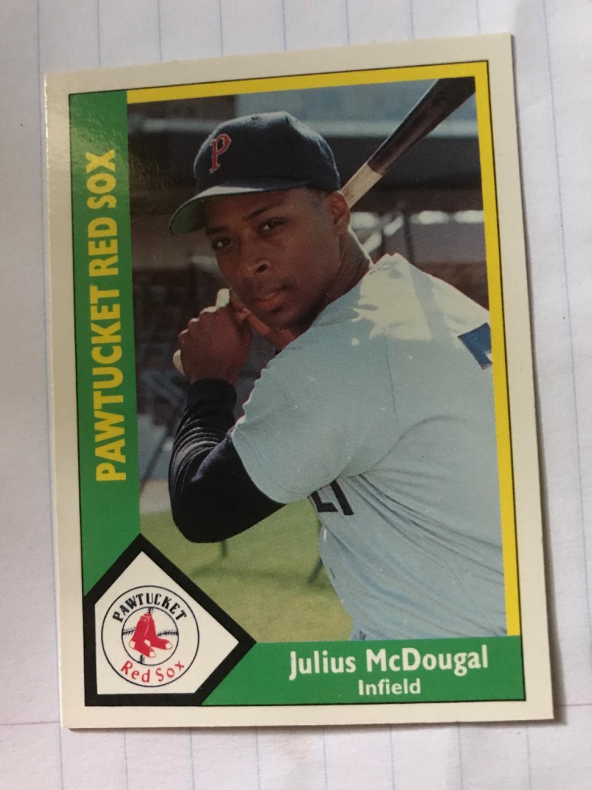Julius McDougal #16 Baseball Cards 1990 CMC Pawtucket Red Sox