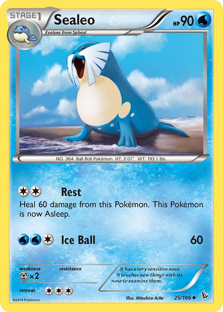 Sealeo #25 Pokemon Flashfire