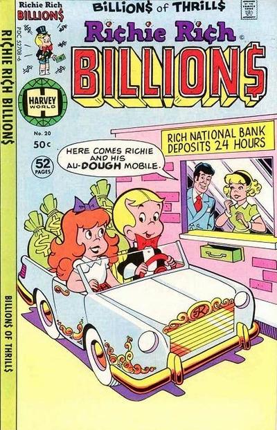 Richie Rich Billions #20 (1977) Comic Books Richie Rich Billions