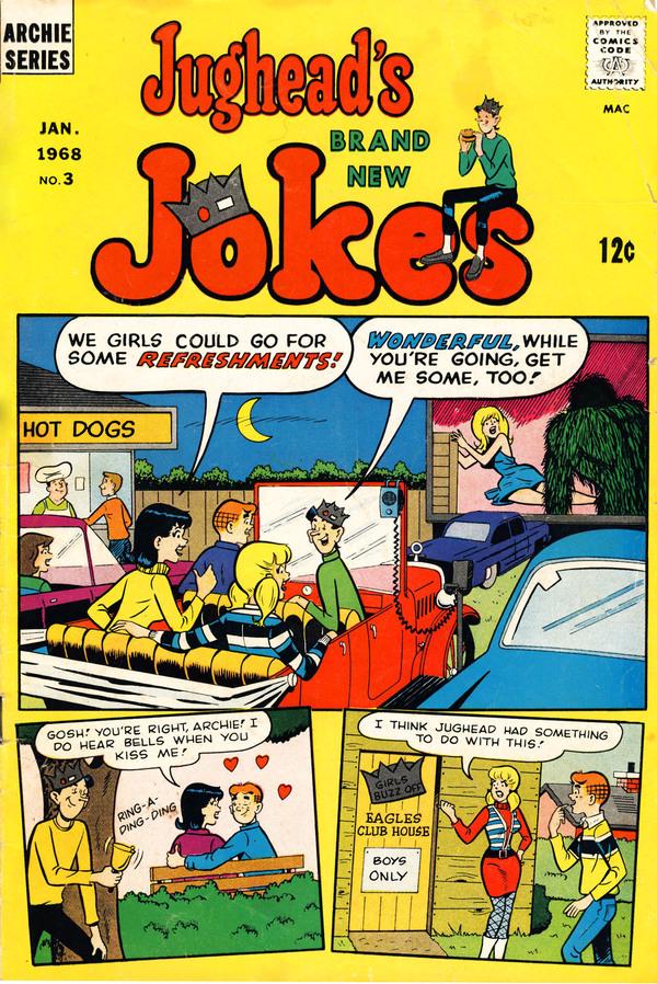 Jughead's Jokes #3 (1968) Comic Books Jughead's Jokes