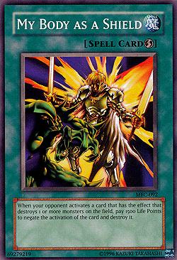 My Body as a Shield MFC-092 YuGiOh Magician's Force