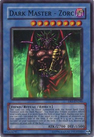 Dark Master - Zorc DR1-EN244 YuGiOh Dark Revelation Volume 1