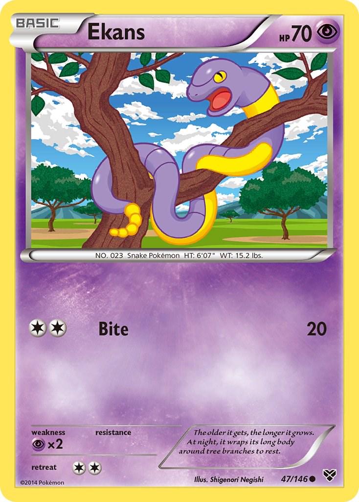 Ekans #47 Pokemon XY