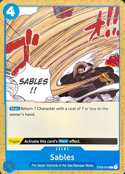 Sables ST03-015 One Piece Starter Deck 3: The Seven Warlords of the Sea
