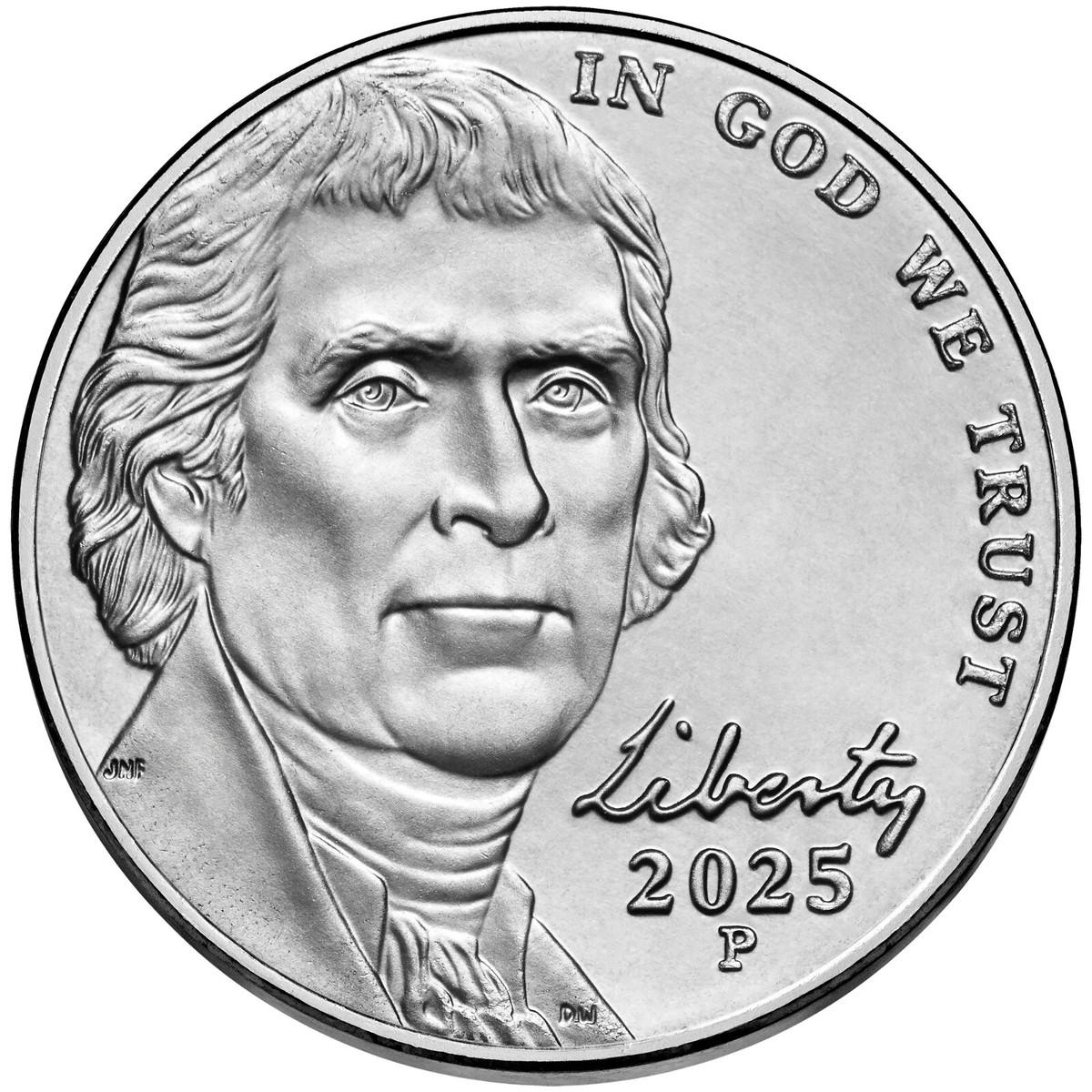 2025 P Coins Jefferson Nickel