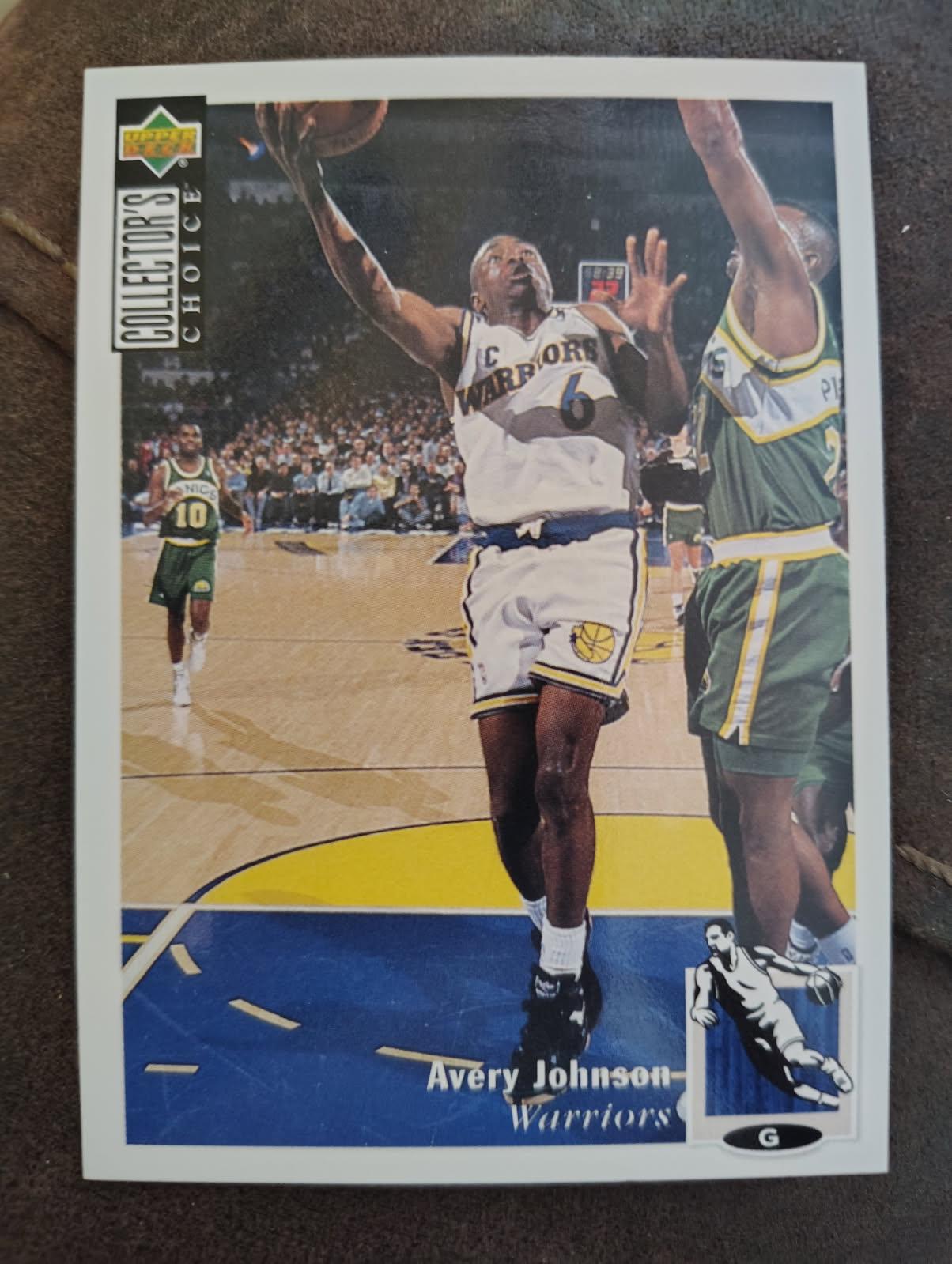 Avery Johnson #6 Basketball Cards 1994 Collector's Choice International