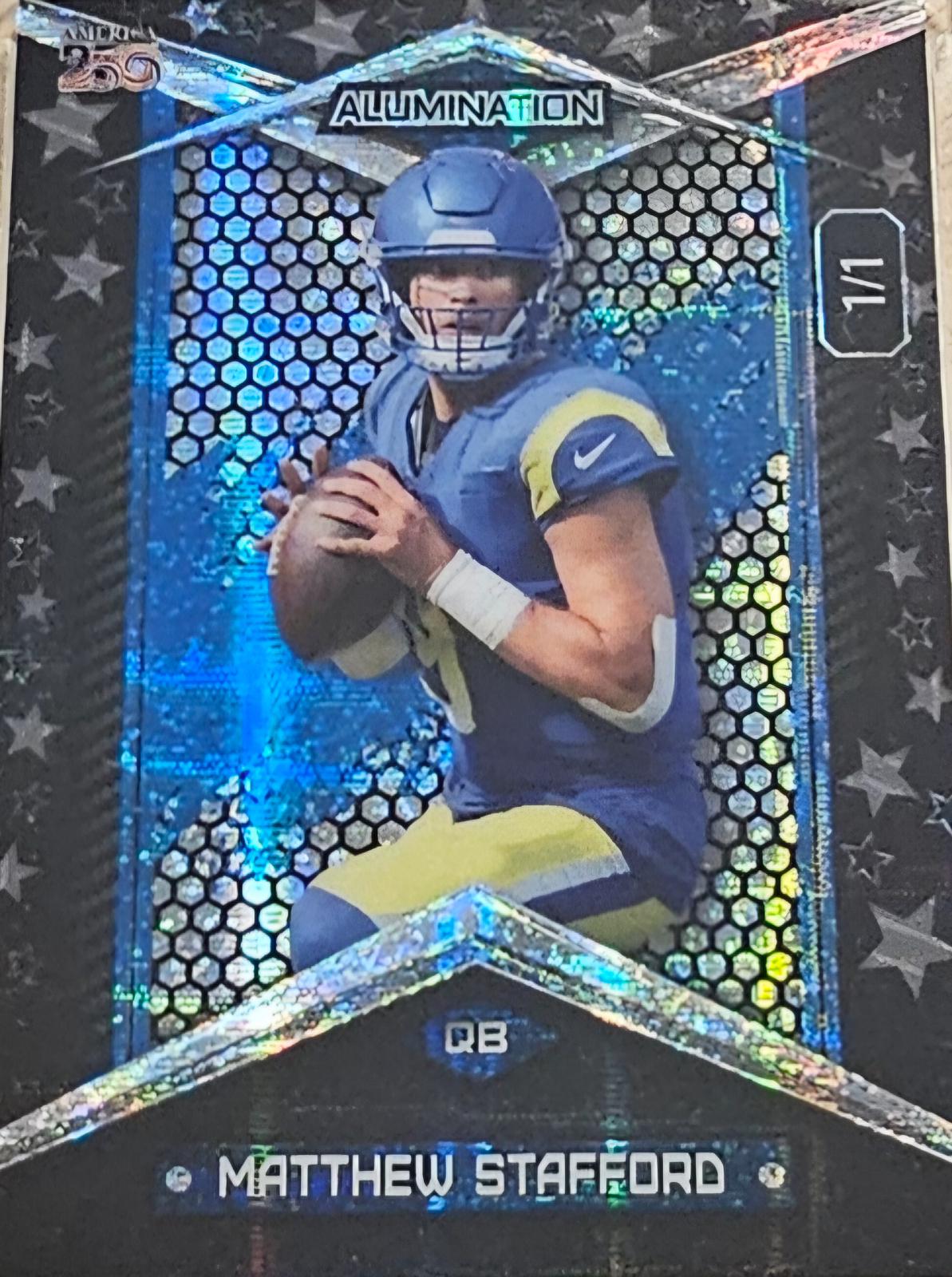Matthew Stafford #JHBC-MS 2026 Wild Card Alumination Just The Hits 250th Football