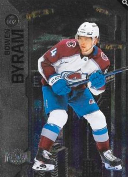 Bowen Byram #2 Hockey Cards 2023 SkyBox Metal Universe