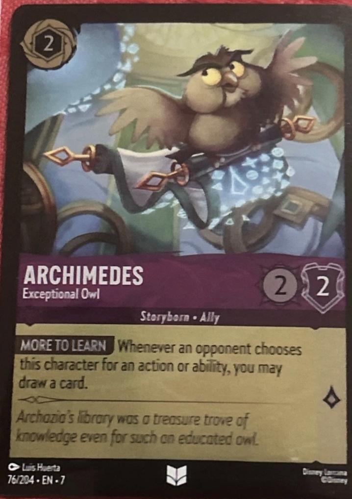 Archimedes - Exceptional Owl [Foil] #76