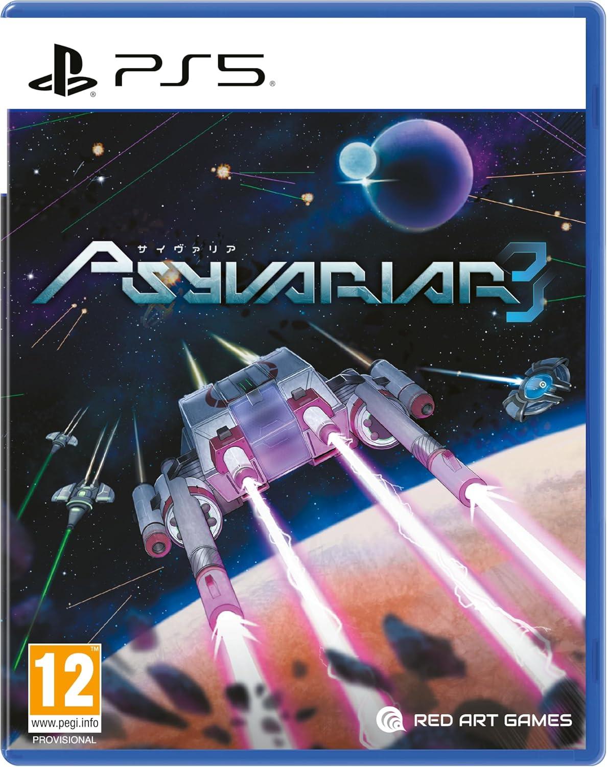 Carátula de Psyvariar 3 para PS5 (edición PAL España)