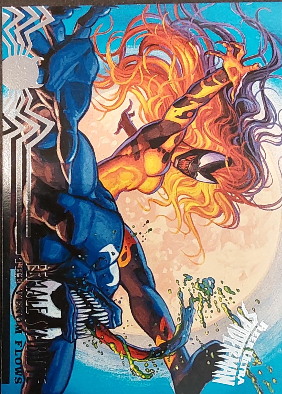 Venom vs. Female Symbiote #103 Marvel 1995 Ultra Spider-Man