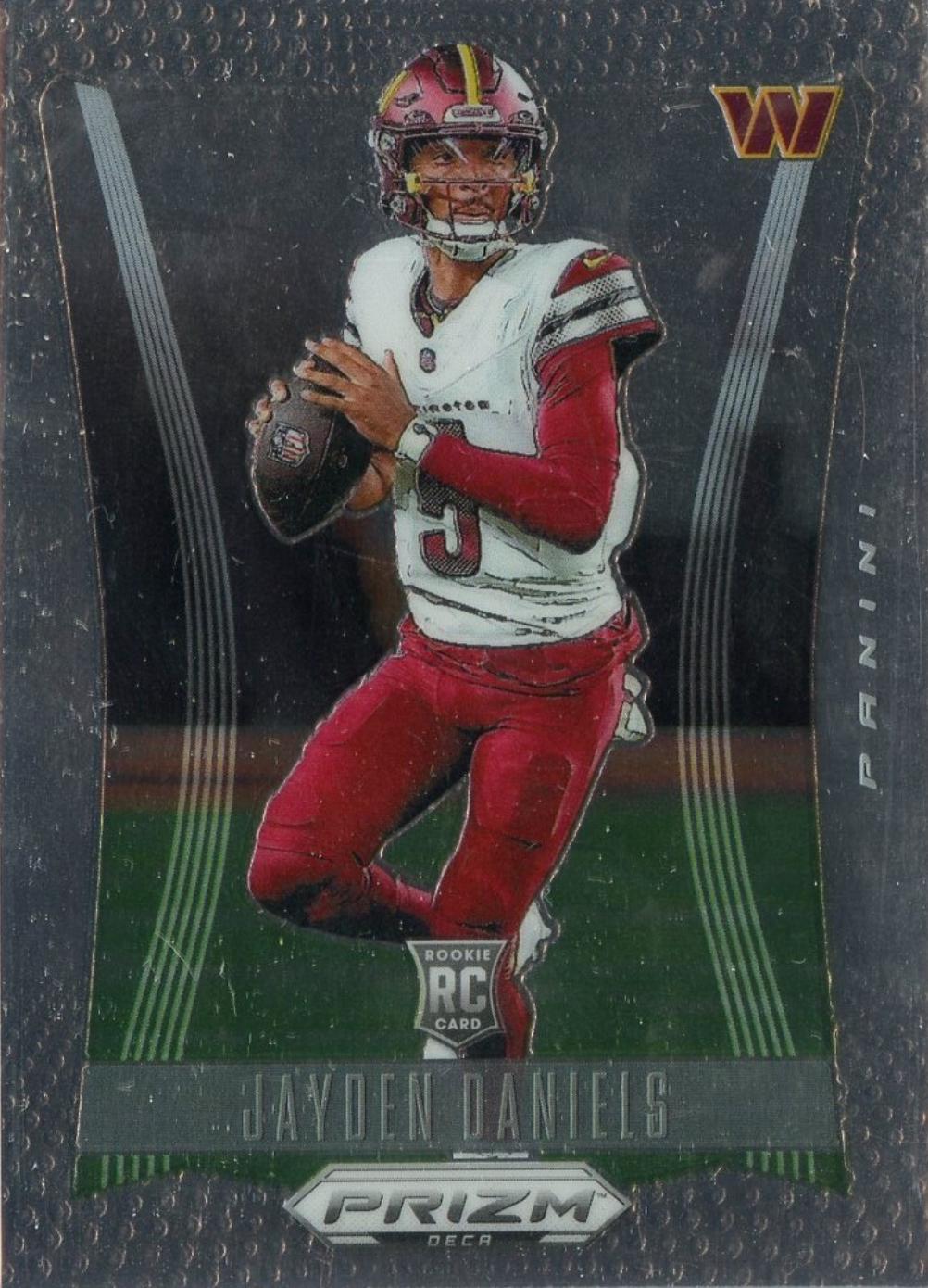 Jayden Daniels #295 Football Cards 2024 Panini Prizm Deca