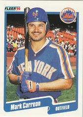 Mark Carreon #198 Baseball Cards 1990 Fleer Prices