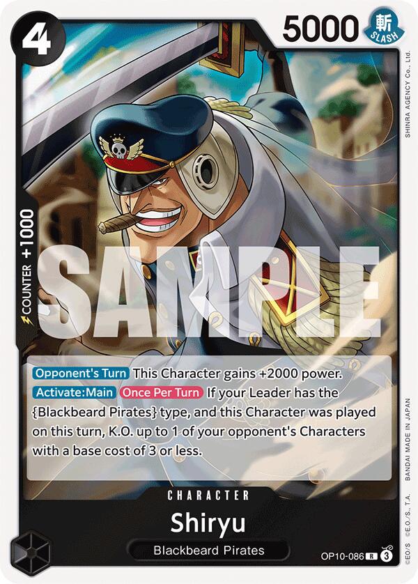Shiryu OP10-086 One Piece Royal Blood