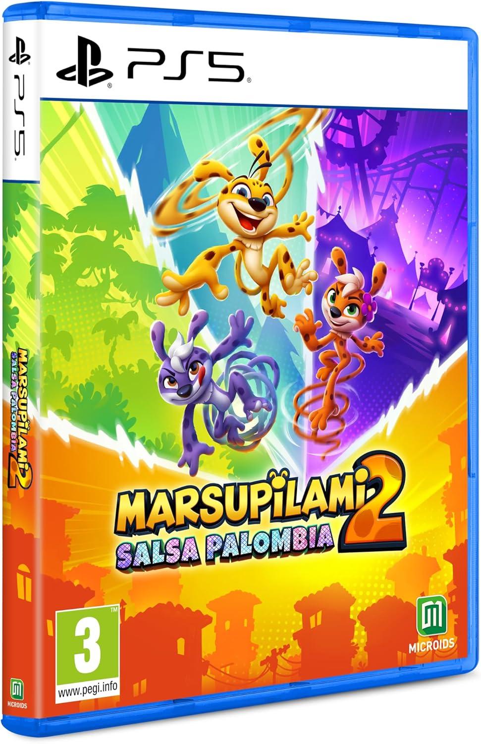 Carátula de Marsupilami 2: Salsa Palombia para PS5 (edición PAL España)
